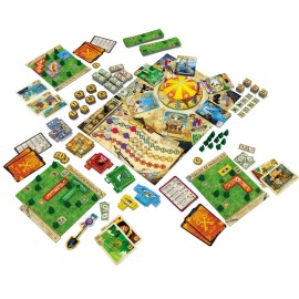 Thunderworks Games - Tenpenny Parks | Theme Park | Strategy Board Game | Polyomino Tiles | Competetive Worker Placement | Ages 14+ | Family Game for 1-5 Players | 45-75 Minutes