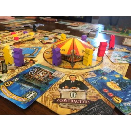Thunderworks Games - Tenpenny Parks | Theme Park | Strategy Board Game | Polyomino Tiles | Competetive Worker Placement | Ages 14+ | Family Game for 1-5 Players | 45-75 Minutes