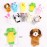10Pcs Finger Puppets Set - Soft Plush Animals Finger Puppet Toys for Kids, Mini Plush Figures Toy Assortment for Boys & Girls, Party Favors for Shows, Playtime, Schools