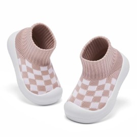 Baby Boy Girl Non-Skid Indoor Infant Walking Shoes Breathable Warm Elastic Sock Shoes with Memory Sole Protect Toes Outdoor Sneakers Baby Boy Girl Non-Skid Indoor Infant Walking Shoes Breathable Warm Elastic Sock Shoes with Memory Sole Protect Toes Outdoor Sneakers