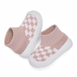 Baby Boy Girl Non-Skid Indoor Infant Walking Shoes Breathable Warm Elastic Sock Shoes with Memory Sole Protect Toes Outdoor Sneakers Baby Boy Girl Non-Skid Indoor Infant Walking Shoes Breathable Warm Elastic Sock Shoes with Memory Sole Protect Toes Outdoor Sneakers