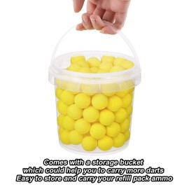 100 Rounds Refill Balls Ammo Compatible with Nerf Rival Gun, TiopLior Foam Bullet Ball Replacement Refill Pack Fit for Rival(HIR, High-Impact Rounds) 100 Rounds Refill Balls Ammo Compatible with Nerf Rival Gun, TiopLior Foam Bullet Ball Replacement Refill Pack Fit for Rival(HIR, High-Impact Rounds)