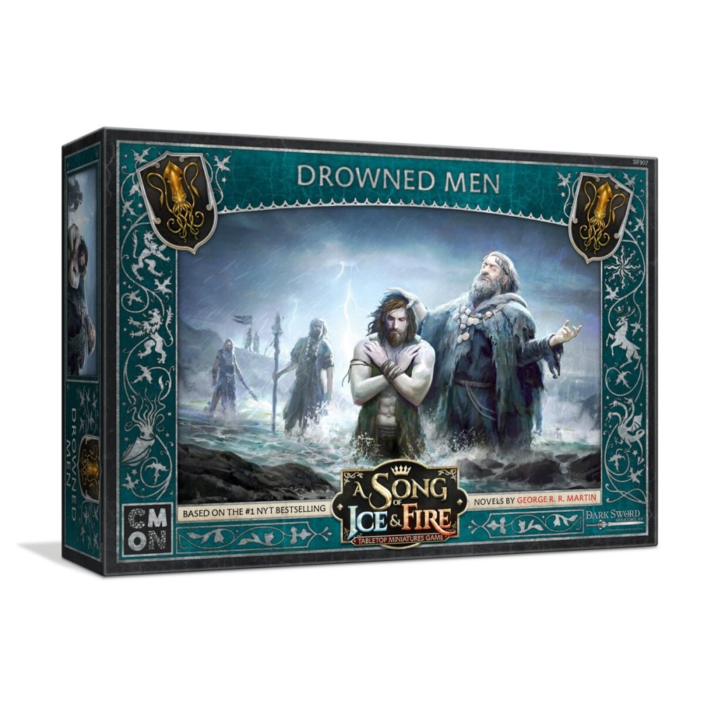 CMON A Song of Ice and Fire Tabletop Miniatures Game Drowned Men Unit Box - The Watery Wrath of House Greyjoy, Strategy Game for Adults, Ages 14+, 2+ Players, 45-60 Minute Playtime, Made