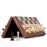 Lingle 15 Inches Magnetic Wooden Chess Set, Portable Travel Chess with Magnetic Lock, Handmade 3 Inches King Height Knight Staunton Chess Pieces with 2 Extra Queen, Folding Chess Board for Adults