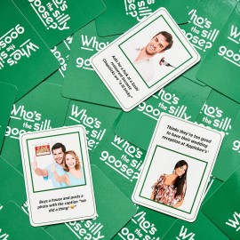 DSS Games Who\'s The Silly Goose? [A Middle Class Fancy Party Game] to Decide Who\'s Most Likely to Become Their Parents.