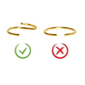 Nydotd 180 Pieces Hair Rings, Loop Clips, and Hoops - Fashion Hip-Hop DIY Hair Accessories for Braids and Dreadlocks (12mm+14mm, Gold) Nydotd 180 Pieces Hair Rings, Loop Clips, and Hoops - Fashion Hip-Hop DIY Hair Accessories for Braids and Dreadlocks (12mm+14mm, Gold)