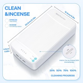 Nail Tool Sterilizer with Blue Light,LXIANGN Portable USB Sterilizating Box for Manicure Salon,Tweezers,Tattoo,Scissors,Jewelry,Phone, Watch,Keys Nail Tool Sterilizer with Blue Light,LXIANGN Portable USB Sterilizating Box for Manicure Salon,Tweezers,Tattoo,Scissors,Jewelry,Phone, Watch,Keys