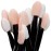 Akstore Disposable Dual Sides Eye Shadow Sponge Applicator Eyeshadow Brushes Makeup Brush (30PCS-Black)