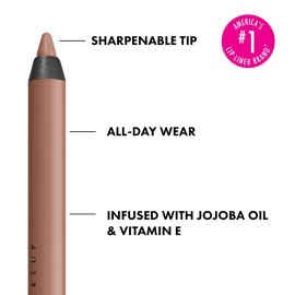 NYX PROFESSIONAL MAKEUP Line Loud Lip Liner, Longwear and Pigmented Lip Pencil with Jojoba Oil & Vitamin E - Global Citizen (Medium Neutral Nude) NYX PROFESSIONAL MAKEUP Line Loud Lip Liner, Longwear and Pigmented Lip Pencil with Jojoba Oil & Vitamin E - Global Citizen (Medium Neutral Nude)