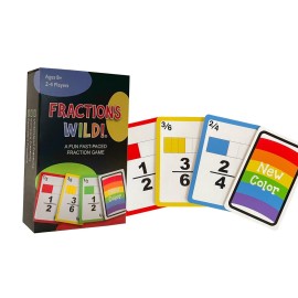 Fractions Wild - Match Fraction Number or Color to be The First to get rid of All Your Cards! Easy to Learn, Fun to pla Math Game for 3rd, 4th, 5th and 6th Grades. Fractions Wild - Match Fraction Number or Color to be The First to get rid of All Your Cards! Easy to Learn, Fun to pla Math Game for 3rd, 4th, 5th and 6th Grades.