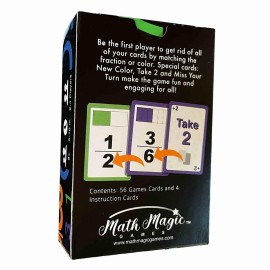 Fractions Wild - Match Fraction Number or Color to be The First to get rid of All Your Cards! Easy to Learn, Fun to pla Math Game for 3rd, 4th, 5th and 6th Grades. Fractions Wild - Match Fraction Number or Color to be The First to get rid of All Your Cards! Easy to Learn, Fun to pla Math Game for 3rd, 4th, 5th and 6th Grades.