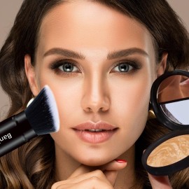 Makeup Brush Kabuki Face Brushes Retractable Travel Blush Kabuki Brush Portable Flawless for Foundation, Powder Blush, Bronzer, Buffing, Liquid, Cream, Cruelty Free with Cover(1PCS) Makeup Brush Kabuki Face Brushes Retractable Travel Blush Kabuki Brush Portable Flawless for Foundation, Powder Blush, Bronzer, Buffing, Liquid, Cream, Cruelty Free with Cover(1PCS)