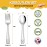 VITEVER 10-Piece Toddler Utensils, Kids Stainless Steel Silverware Set, Children Safe Forks and Spoons - Mirror Polished, Dishwasher Safe
