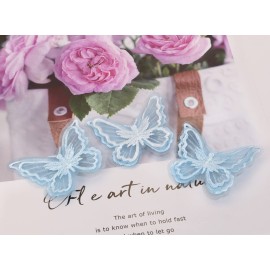 Butterfly Hair Clips Penta Angel 6Pcs Lace Embroidery Flower Butterfly Hair Bow Pins Wedding Hair Accessories for Women Halloween Party Decor (Light Blue) Butterfly Hair Clips Penta Angel 6Pcs Lace Embroidery Flower Butterfly Hair Bow Pins Wedding Hair Accessories for Women Halloween Party Decor (Light Blue)
