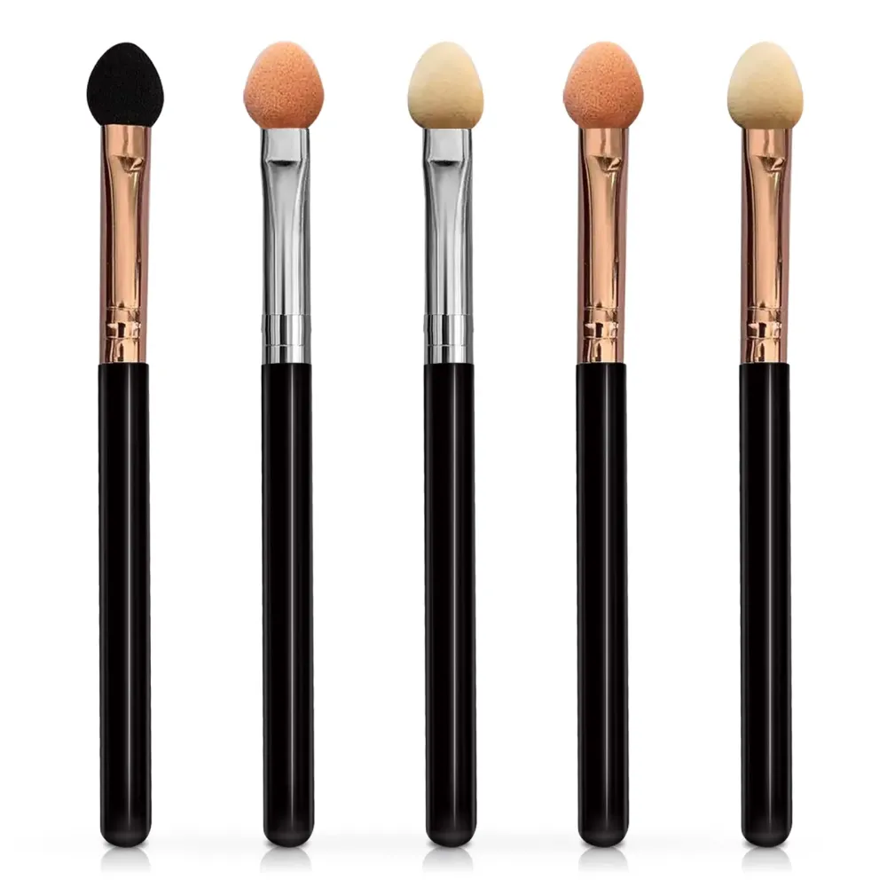 UorPoto Eyeshadow Applicators Sponge Double Sided Reusable 5Pcs Professional Blendable Organic Foam Tip Makeup Eye Shadow Applicator Brush Set Washable UorPoto Eyeshadow Applicators Sponge Double Sided Reusable 5Pcs Professional Blendable Organic Foam Tip Makeup Eye Shadow Applicator Brush Set Washable
