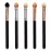 UorPoto Eyeshadow Applicators Sponge Double Sided Reusable 5Pcs Professional Blendable Organic Foam Tip Makeup Eye Shadow Applicator Brush Set Washable