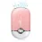 mlogiroa Lash Fan Mini Portable Eyelash Fan Handheld for Eyelash Extension Rechargeable USB C Air Cooling Blower with Built in Sponge Lash Extension Application(Pink)