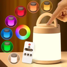 10 Color+8 Dim Kids Night Light, Remote+Timer+Touc..