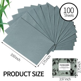 FANDAMEI 600 Counts Oil Blotting Sheets For Face, Blotting Paper for Oily Skin, Oil Control Film, Oil Absorbing Sheets For Face, Oil Absorbing Tissues, Oil Blotting Papers