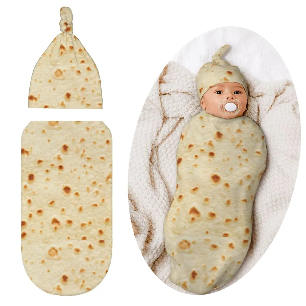 Jarverce Burrito Newborn Swaddle Blanket for Baby, Soft Sleeping Bag Sack Swaddling Funny Costume Stuff, Tortilla Jarverce Burrito Newborn Swaddle Blanket for Baby, Soft Sleeping Bag Sack Swaddling Funny Costume Stuff, Tortilla