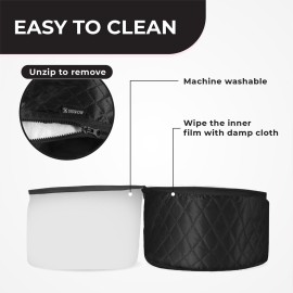 Hair Steamer For Natural Hair Home Use w/10-level Heats Up Quickly, Heat Cap For Deep Conditioning - Thermal Heat Cap For Black Hair, Great For Deep Conditioner (Black) Hair Steamer For Natural Hair Home Use w/10-level Heats Up Quickly, Heat Cap For Deep Conditioning - Thermal Heat Cap For Black Hair, Great For Deep Conditioner (Black)