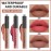 AMY\'S DIARY 3Pcs Matte Liquid Brown Lipstick Sets, Brown Lip Stain Long Lasting 24 Waterproof Lip Gloss Makeup Gift Set for Women Lippies(Set09)