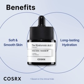COSRX Pure Sodium Hyaluronic Acid 3% Serum, Hydration & Moisture Boosting Facial Serum for Fine Lines & Wrinkles, Plump & Repair Dry Skin, 0.67fl.oz/20ml, No Artificial Fragrance, Korean Skin Care COSRX Pure Sodium Hyaluronic Acid 3% Serum, Hydration & Moisture Boosting Facial Serum for Fine Lines & Wrinkles, Plump & Repair Dry Skin, 0.67fl.oz/20ml, No Artificial Fragrance, Korean Skin Care
