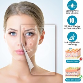 Facial Steamer - DENFANY Nano Ionic Face Steamer with Extendable 360 Rotating Arm - Portable Facial Steamer for Personal Care at Home or Salon (Blue) Facial Steamer - DENFANY Nano Ionic Face Steamer with Extendable 360 Rotating Arm - Portable Facial Steamer for Personal Care at Home or Salon (Blue)