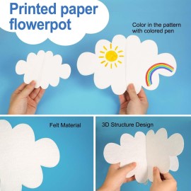 Ayfjovs 10 PCS 3D Cloud Decorations - White Hanging Clouds for Ceiling, Party Decorations, Ornaments, Wedding, Nursery, Children Room, Baby Baptism Party Ayfjovs 10 PCS 3D Cloud Decorations - White Hanging Clouds for Ceiling, Party Decorations, Ornaments, Wedding, Nursery, Children Room, Baby Baptism Party