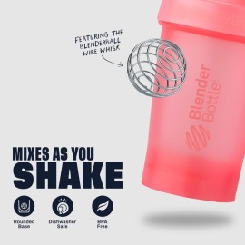 BlenderBottle Classic V2 Shaker Bottle Perfect for Protein Shakes and Pre Workout, 28-Ounce, Light Pink BlenderBottle Classic V2 Shaker Bottle Perfect for Protein Shakes and Pre Workout, 28-Ounce, Light Pink