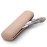 FERYES Travel Makeup Brush Holder, Magnetic Anti-fall Out Silicon Portable Cosmetic Face Brushes Holder, Soft and Sleek Makeup Tools Organizer for Travel-Khaki