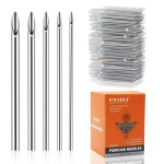 YONGDA 100pcs Piercing Needles Mixed 12G 14G 16G 18G 20G Hollow Needles for All Piercings