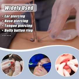 YONGDA 100pcs Piercing Needles Mixed 12G 14G 16G 18G 20G Hollow Needles for All Piercings YONGDA 100pcs Piercing Needles Mixed 12G 14G 16G 18G 20G Hollow Needles for All Piercings