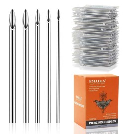 YONGDA 100pcs Piercing Needles Mixed 12G 14G 16G 18G 20G Hollow Needles for All Piercings YONGDA 100pcs Piercing Needles Mixed 12G 14G 16G 18G 20G Hollow Needles for All Piercings