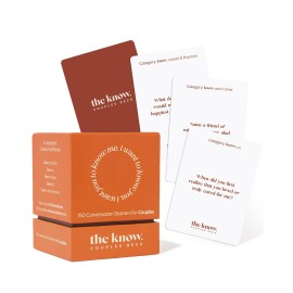 I Know Collection The Know Couples Deck - Date Night Get to Know You Games - 150 Thoughtful Couple Questions - Fun Date Night Cards for New Couples - Romantic Couples Gift