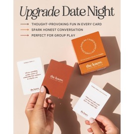 I Know Collection The Know Couples Deck - Date Night Get to Know You Games - 150 Thoughtful Couple Questions - Fun Date Night Cards for New Couples - Romantic Couples Gift I Know Collection The Know Couples Deck - Date Night Get to Know You Games - 150 Thoughtful Couple Questions - Fun Date Night Cards for New Couples - Romantic Couples Gift