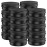 20 Pcs 2 Ounce Aluminum Tin Jars Containers Leak Proof Cosmetic Tin Jars Containers Round Screw Lids for Cosmetic, Salves, Balms, Lip Balm or Others, 60mL Black