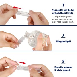 Fandamei Mini Spray Bottle, 10 Pack 5ml Mini Plastic Spray Bottle Empty, Fine Mist Refillable Mini Perfume Bottle, Perfume Atomizer, Small Sample Containers, Plastic Portable Travel Bottle, Clear Fandamei Mini Spray Bottle, 10 Pack 5ml Mini Plastic Spray Bottle Empty, Fine Mist Refillable Mini Perfume Bottle, Perfume Atomizer, Small Sample Containers, Plastic Portable Travel Bottle, Clear