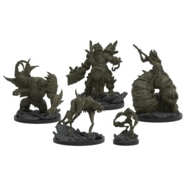 Epic Encounters: Hive of The Ghoul-Kin RPG Fantasy Roleplaying Tabletop Game with 20 Detailed Miniatures, Double-Sided Game Mat, & Game Master Adventure Book with Monster Stats, 5E Compatible