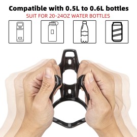 ROCKBROS Bike Water Bottle Holder Ultra-Light Bicycle Bottle Cages with Screws Tool, Universal Bike Cup Holder Rack for Road MTB Bikes