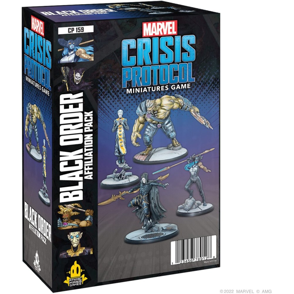 Marvel: Crisis Protocol Black Order AFFILIATION PACK - Unleash the Power of Thanos\' Minions! Tabletop Superhero Game, Ages 14+, 2 Players, 90 Minute Playtime, Made by Atomic Mass Games Marvel: Crisis Protocol Black Order AFFILIATION PACK - Unleash the Power of Thanos\' Minions! Tabletop Superhero Game, Ages 14+, 2 Players, 90 Minute Playtime, Made by Atomic Mass Games