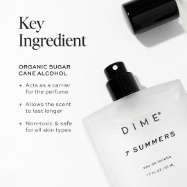 Dime Beauty 7 Summers Perfume for Women, 1.7 oz / 50 ml - Sweet Floral Scent, Clean Fragrance Eau de Toilette, Hypoallergenic Dime Beauty 7 Summers Perfume for Women, 1.7 oz / 50 ml - Sweet Floral Scent, Clean Fragrance Eau de Toilette, Hypoallergenic