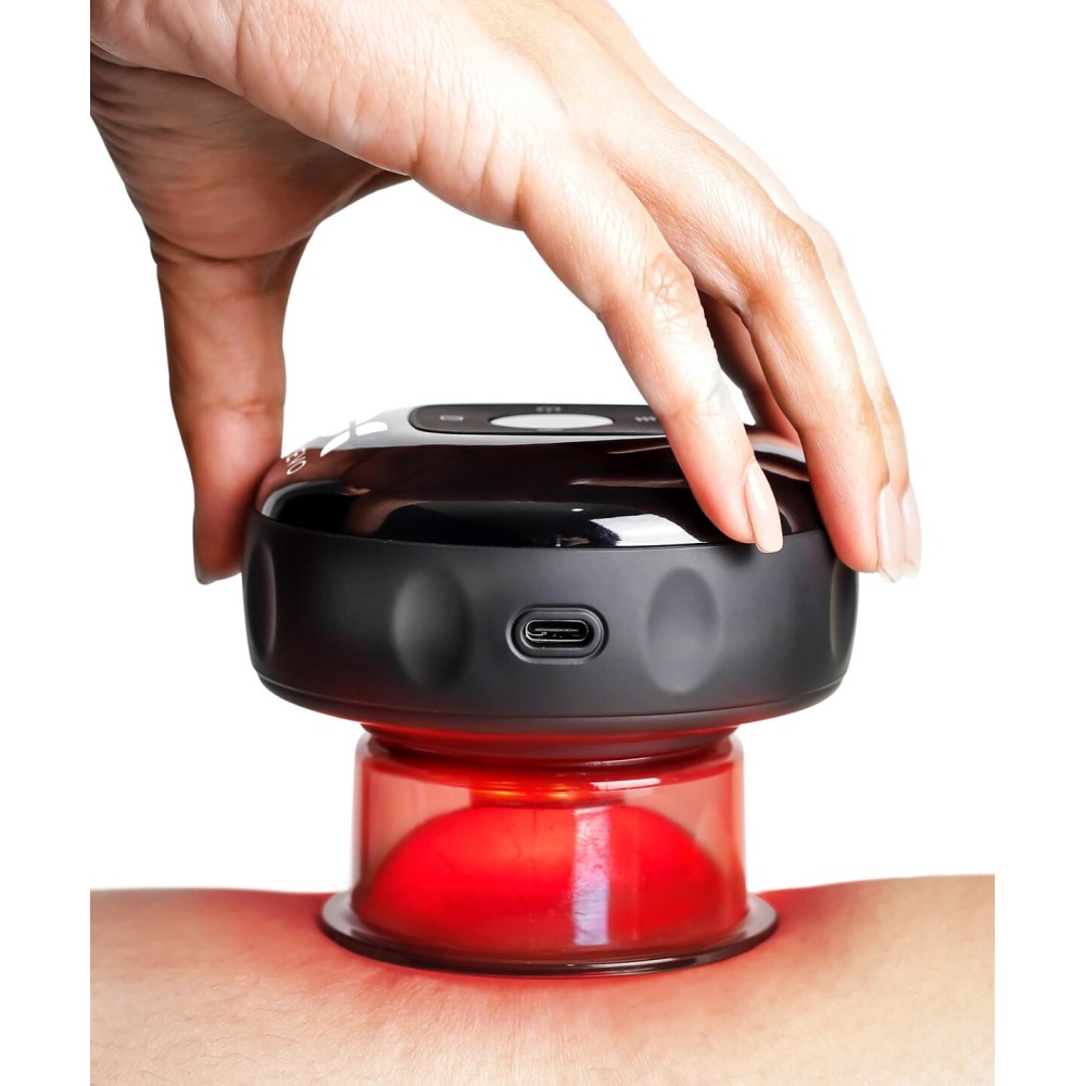 REVO The Original 4-in-1 Smart Cupping Therapy Massager, Red Light Therapy for Targeted Pain Relief, Knots, Aches, Muscle Soreness, Circulation & Tighter Skin, Portable Cupping Kit