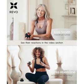 REVO The Original 4-in-1 Smart Cupping Therapy Massager, Red Light Therapy for Targeted Pain Relief, Knots, Aches, Muscle Soreness, Circulation & Tighter Skin, Portable Cupping Kit