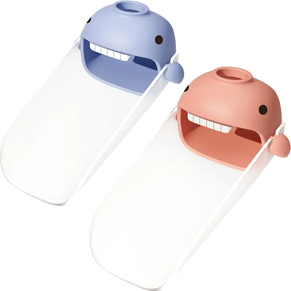 XPECIAL Faucet Extender for Toddlers and Kids, fits Sink spout tub for Kitchen and Bathroom. Promotes Hand Washing, Hygiene Awareness Independence. Cartoon Design w/Universal fits(Blue, Pink, 2PCS) XPECIAL Faucet Extender for Toddlers and Kids, fits Sink spout tub for Kitchen and Bathroom. Promotes Hand Washing, Hygiene Awareness Independence. Cartoon Design w/Universal fits(Blue, Pink, 2PCS)