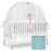 Breathable Mesh Crib Tent to Keep Baby from Climbing Out, Crib Net Canopy with Auto-Lock Zipper and Safety Latch, Crib Net to Keep Baby in, Crib Cover for Safety (Mosquiteros para Cunas de Bebes)
