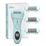 Caresmith Bloom Rechargeable Callus Remover for Feet | Foot Scrubber for Dead Skin | 3 Roller Heads for Dead Skin Removal | Pedicure Machine