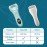 Caresmith Bloom Rechargeable Callus Remover for Feet | Foot Scrubber for Dead Skin | 3 Roller Heads for Dead Skin Removal | Pedicure Machine