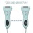 Caresmith Bloom Rechargeable Callus Remover for Feet | Foot Scrubber for Dead Skin | 3 Roller Heads for Dead Skin Removal | Pedicure Machine