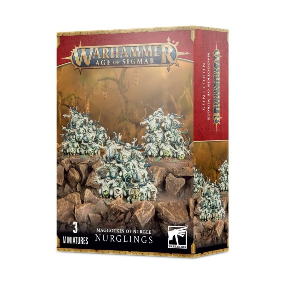 Warhammer Age of Sigmar Maggotkin of Nurgle Nurglings Model Kit Warhammer Age of Sigmar Maggotkin of Nurgle Nurglings Model Kit